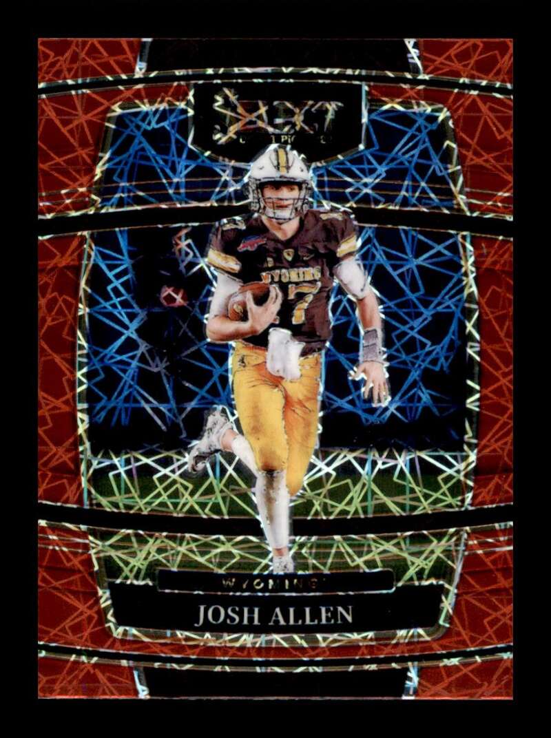 Load image into Gallery viewer, 2022 Panini Select Draft Red Lazer Prizm Josh Allen #100 Wyoming Cowboys  Image 1
