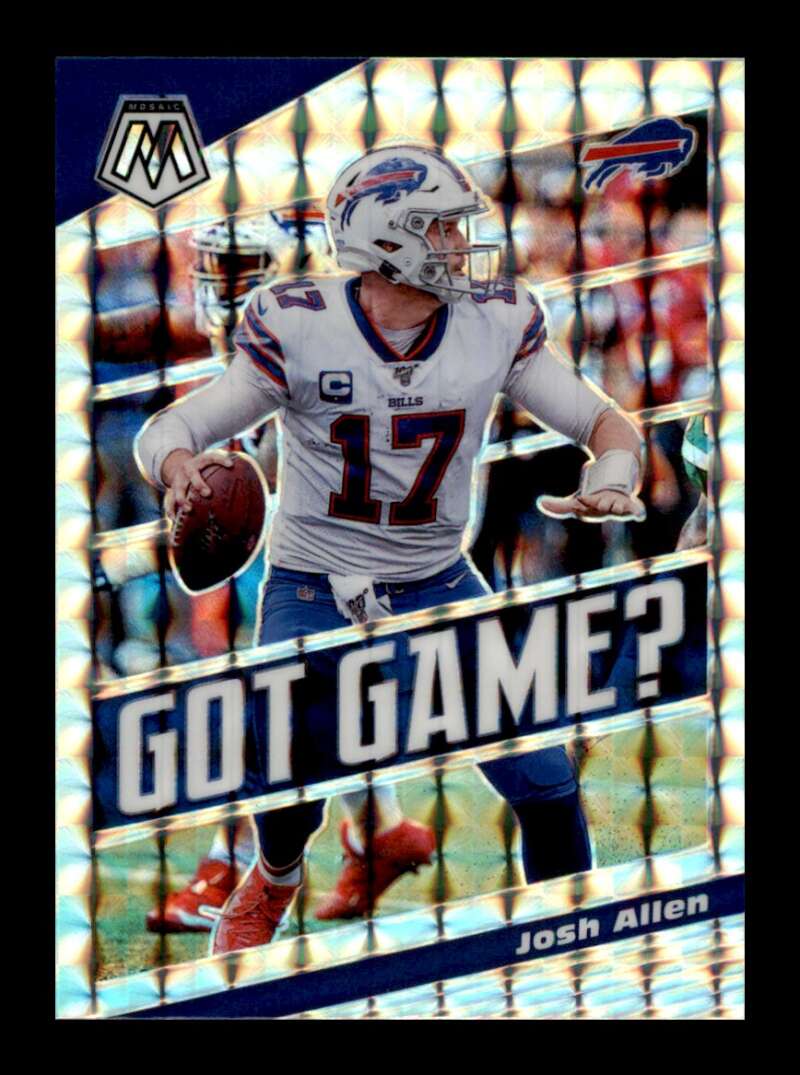 Load image into Gallery viewer, 2020 Panini Mosaic Got Game Silver Mosaic Prizm Josh Allen #GG23 Buffalo Bills  Image 1
