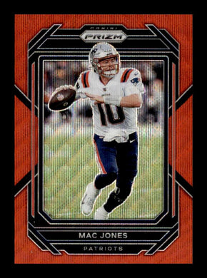 2022 Panini Prizm Red Wave Prizm Mac Jones 