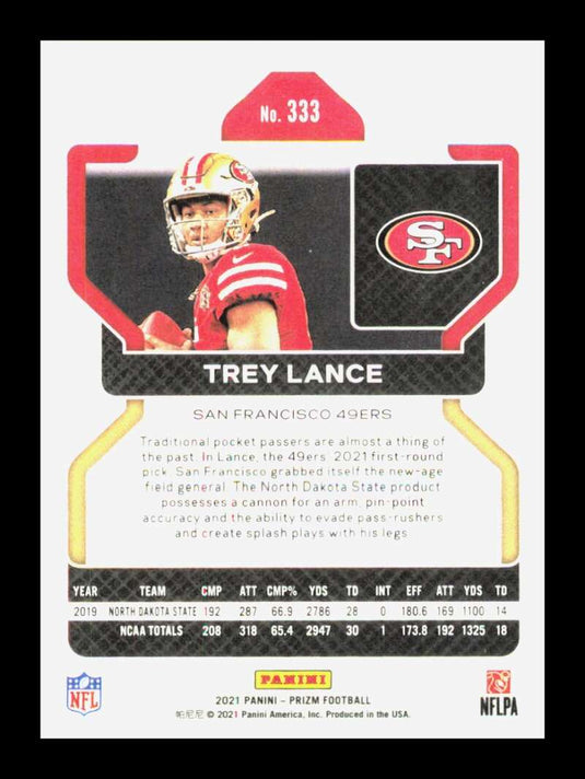 2021 Panini Prizm Trey Lance 