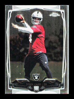 2014 Topps Chrome Derek Carr 