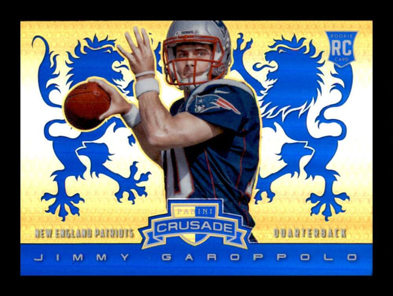 Load image into Gallery viewer, 2014 Panini Rookies &amp; Stars Crusade Blue Jimmy Garoppolo #23 Rookie RC New England Patriots  Image 1
