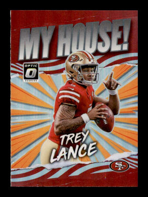 2021 Donruss Optic My House Silver Prizm Trey Lance 