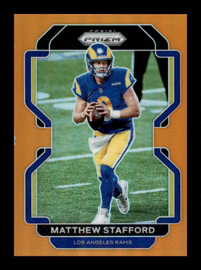 2021 Panini Prizm Orange Prizm Matthew Stafford 