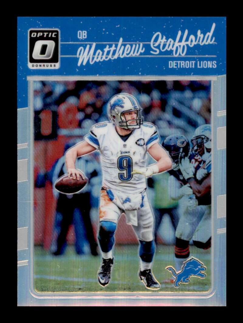 Load image into Gallery viewer, 2016 Donruss Optic Holo Matthew Stafford #33 Silver Prizm Detroit Lions  Image 1
