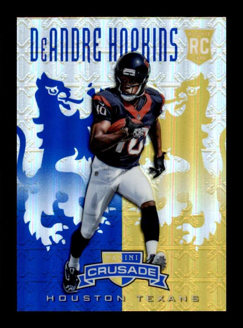 Load image into Gallery viewer, 2013 Panini Rookies &amp; Stars Crusade Blue DeAndre Hopkins #5 Rookie RC Houston Texans  Image 1
