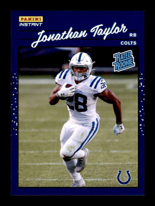 2020 Panini Instant 1990 Rated Rookie Jonathan Taylor