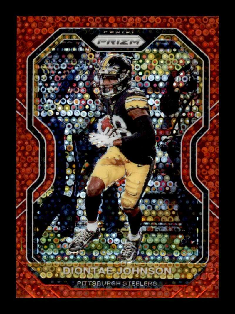 Load image into Gallery viewer, 2020 Panini Prizm Red No Huddle Disco Prizm Diontae Johnson #68 SP /50 Pittsburgh Steelers  Image 1
