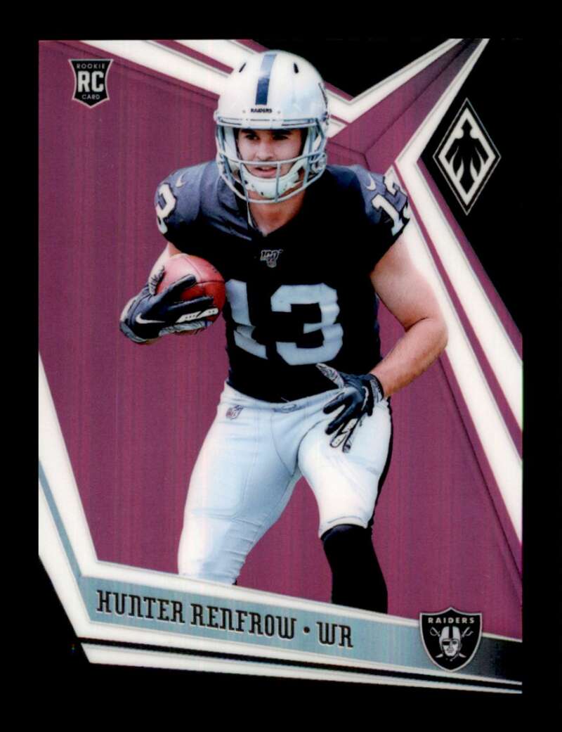 Load image into Gallery viewer, 2019 Panini Phoenix Pink Hunter Renfrow #139 Rookie RC /199 Oakland Raiders  Image 1
