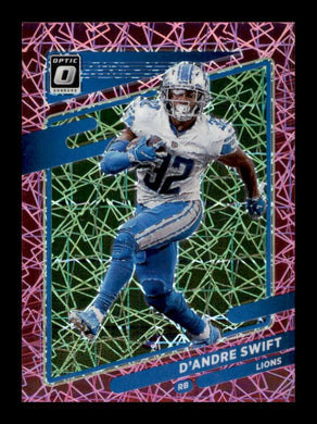 2021 Donruss Optic Pink Velocity Prizm D'Andre Swift 