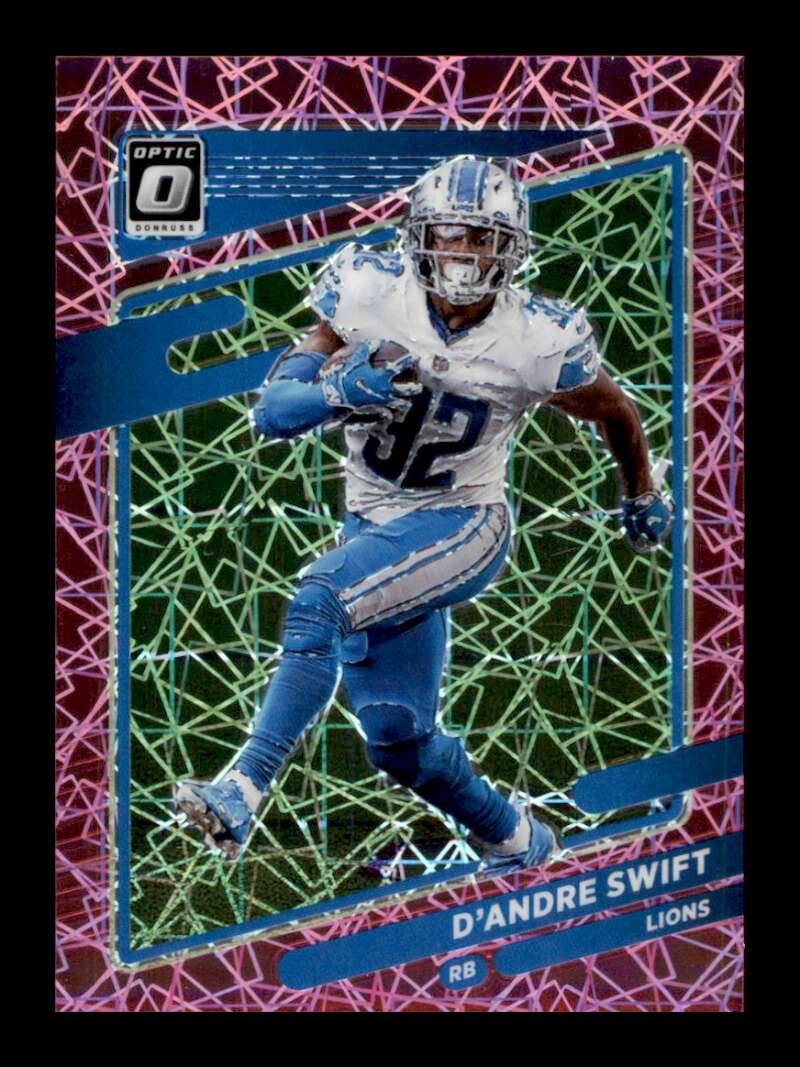 Load image into Gallery viewer, 2021 Donruss Optic Pink Velocity Prizm D&#39;Andre Swift #85 SP /79 Detroit Lions  Image 1
