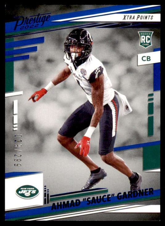 2022 Panini Prestige Xtra Points Blue Ahmad Gardner 