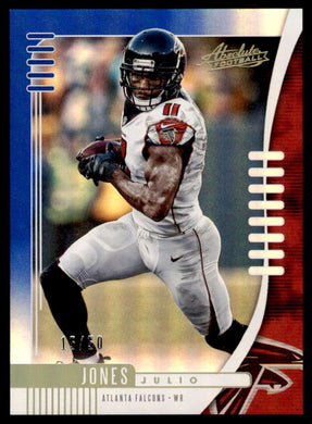 2019 Panini Absolute Blue Spectrum Julio Jones 