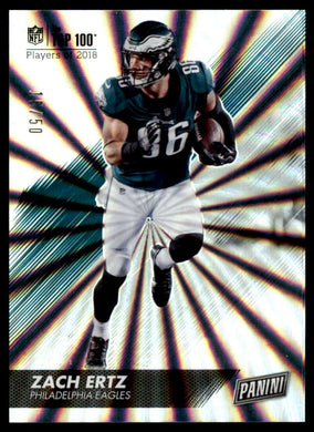 2018 Panini Day The Top 100 Rainbow Spokes Zach Ertz 