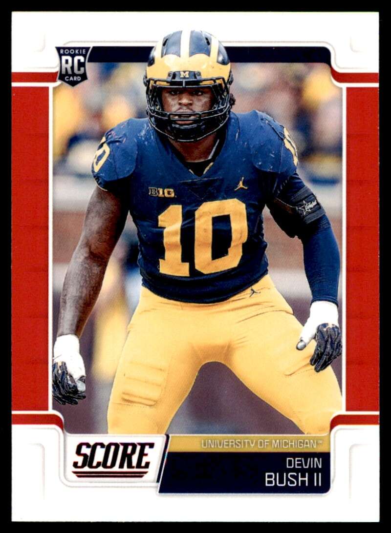 Load image into Gallery viewer, 2019 Panini Score Red Devin Bush #370 Rookie RC Michigan Wolverines  Image 1
