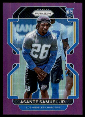 2021 Panini Prizm Purple Prizm Asante Samuel Jr. 