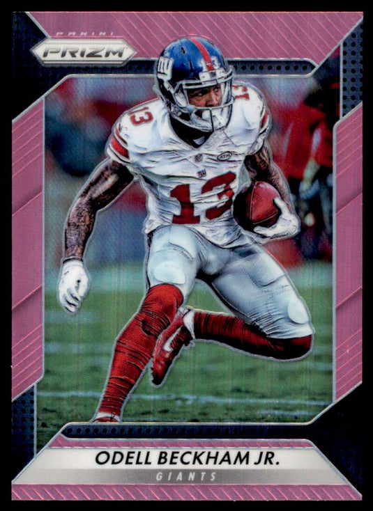 2016 Panini Prizm Pink Prizm Odell Beckham Jr.