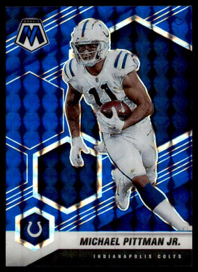 2021 Panini Mosaic Blue Mosaic Prizm Michael Pittman Jr. 