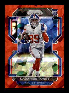 2021 Panini Prizm Red Ice Prizm Kadarius Toney 