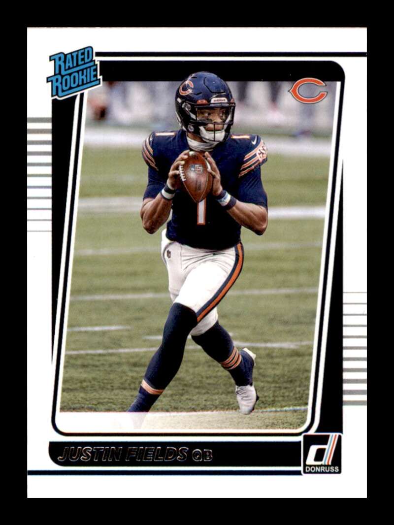 Load image into Gallery viewer, 2021 Donruss Justin Fields #253 Rookie RC Chicago Bears  Image 1
