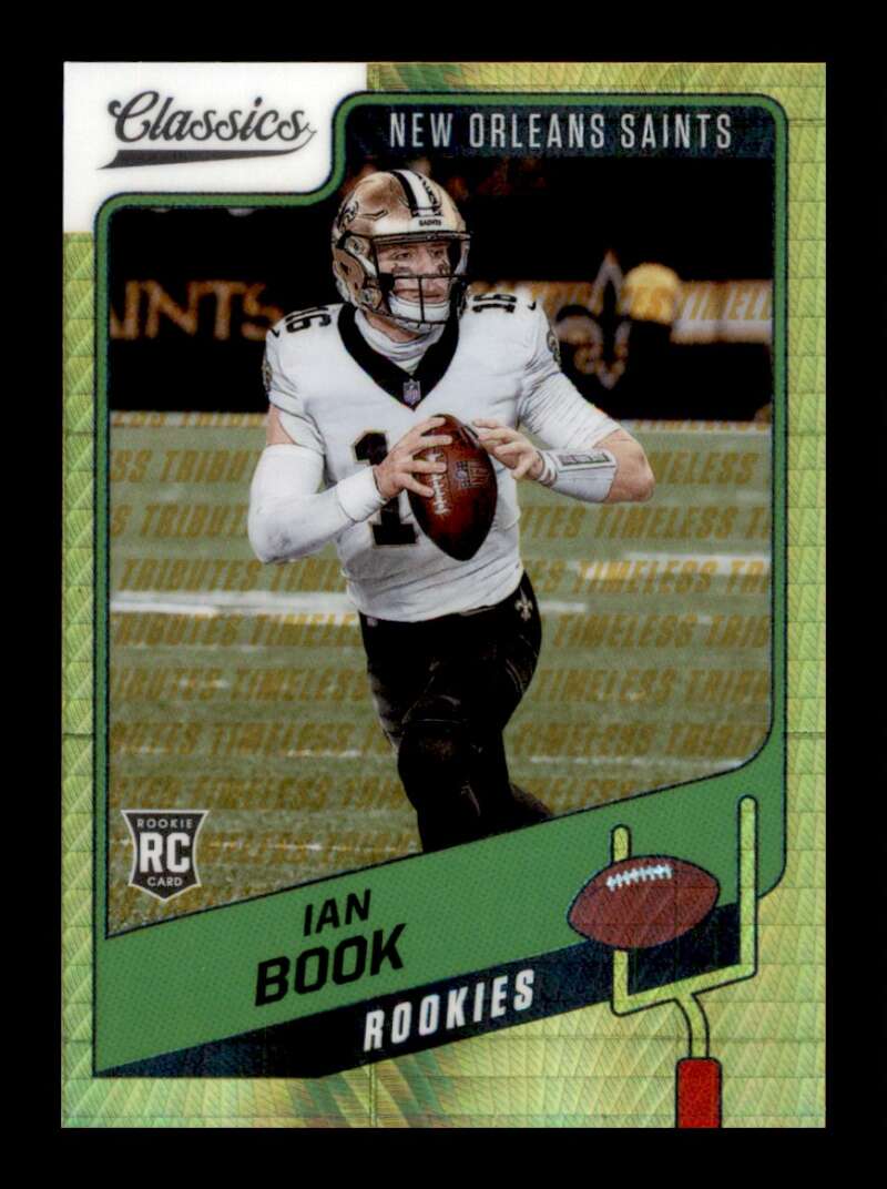 Load image into Gallery viewer, 2021 Panini Classics Timeless Tributes Gold Ian Book #177 Rookie RC /99 New Orleans Saints  Image 1
