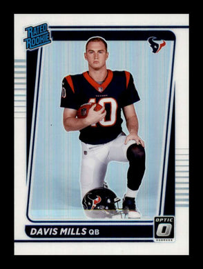 2021 Donruss Optic Silver Prizm Davis Mills 