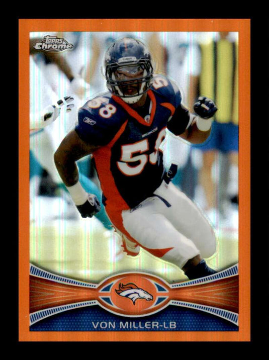 2012 Topps Chrome Orange Refractor Von Miller