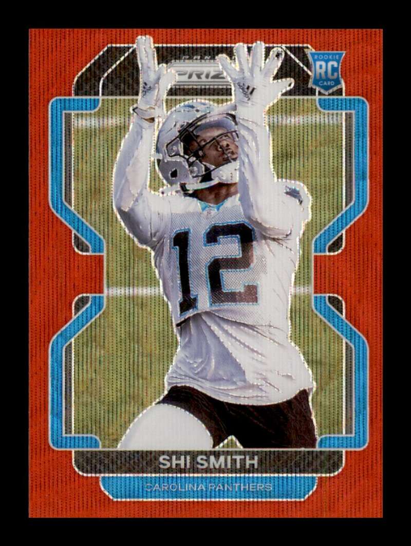 Load image into Gallery viewer, 2021 Panini Prizm Red Wave Prizm Shi Smith #408 Rookie RC /149 Carolina Panthers  Image 1
