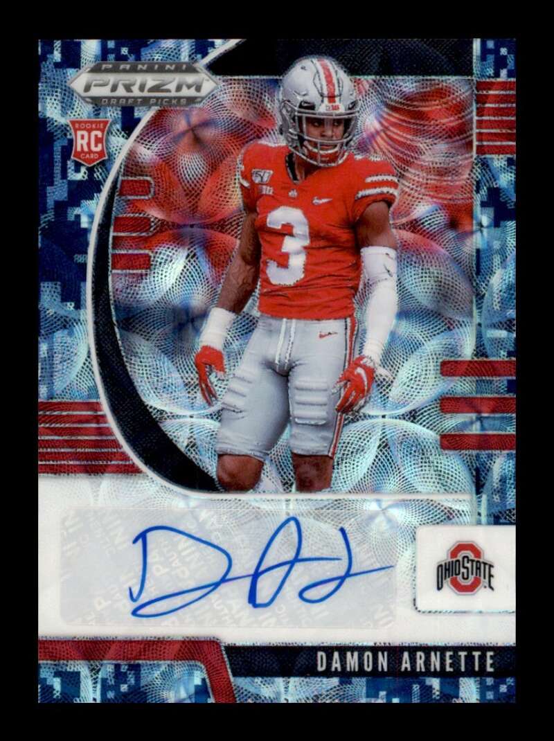 Load image into Gallery viewer, 2020 Panini Prizm Draft Camo Prizm Auto Damon Arnette #194 Rookie RC /25 Ohio State Buckeyes  Image 1
