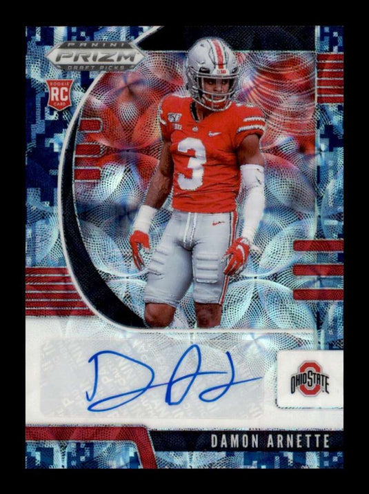 2020 Panini Prizm Draft Camo Prizm Auto Damon Arnette