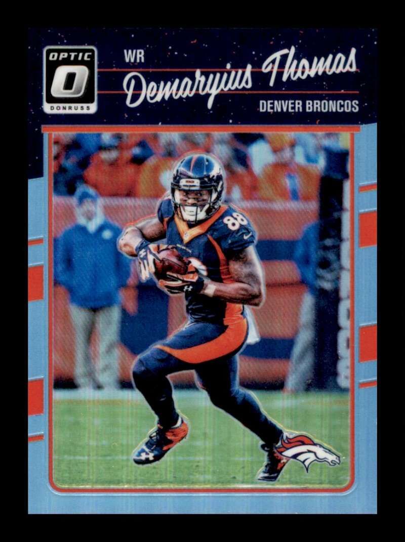 Load image into Gallery viewer, 2016 Donruss Optic Carolina Blue Demaryius Thomas #30 SP Denver Broncos /50  Image 1
