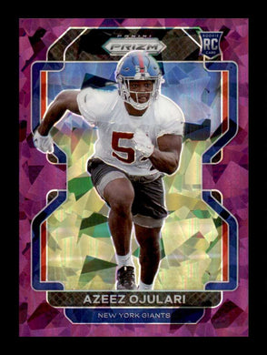 2021 Panini Prizm Purple Ice Prizm Azeez Ojulari 