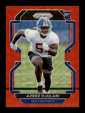 2021 Panini Prizm Red Wave Prizm Azeez Ojulari 