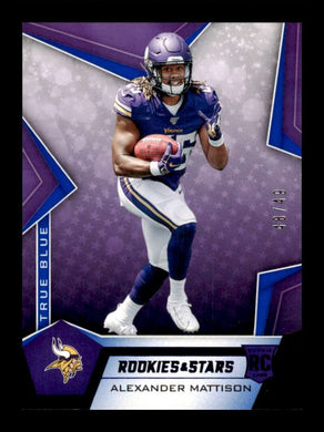 2019 Panini Rookies & Stars True Blue Alexander Mattison 