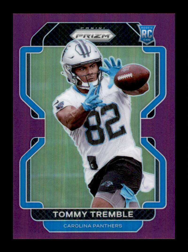 Load image into Gallery viewer, 2021 Panini Prizm Purple Prizm Tommy Tremble #415 Rookie RC /125 Carolina Panthers  Image 1
