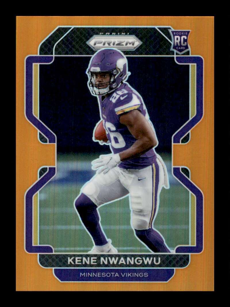 Load image into Gallery viewer, 2021 Panini Prizm Orange Prizm Kene Nwangwu #364 Rookie RC /249 Minnesota Vikings  Image 1
