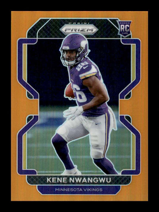 2021 Panini Prizm Orange Prizm Kene Nwangwu