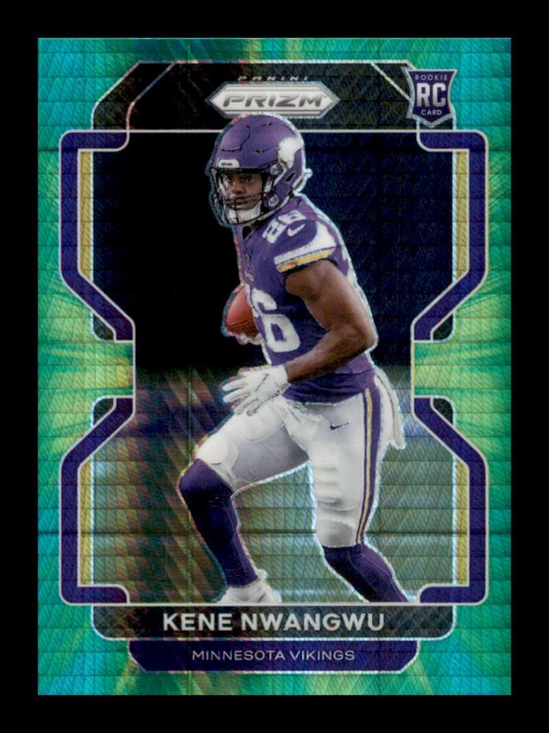 Load image into Gallery viewer, 2021 Panini Prizm Hyper Prizm Kene Nwangwu #364 Rookie RC /175 Minnesota Vikings  Image 1
