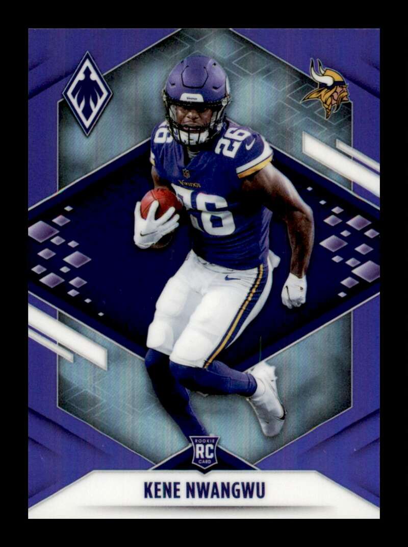 Load image into Gallery viewer, 2021 Panini Phoenix Purple Kene Nwangwu #132 Rookie RC /125 Minnesota Vikings  Image 1
