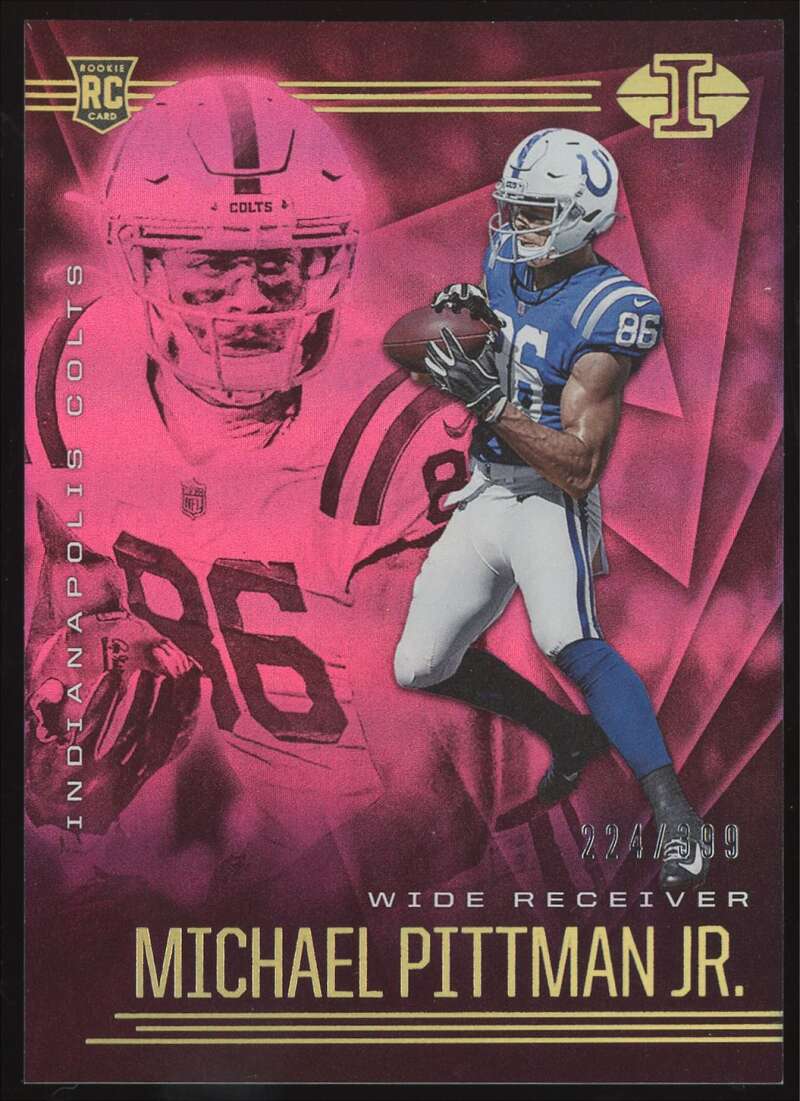 Load image into Gallery viewer, 2020 Panini Illusions Pink Michael Pittman Jr. #23 Rookie RC /399 Indianapolis Colts  Image 1
