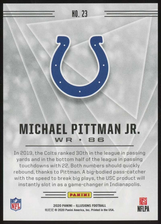 2020 Panini Illusions Pink Michael Pittman Jr.