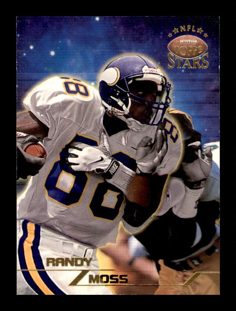 Load image into Gallery viewer, 1998 Topps Stars Gold Randy Moss #66 Rookie RC /1999 Minnesota Vikings  Image 1
