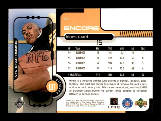 1998 Upper Deck Encore Hines Ward 