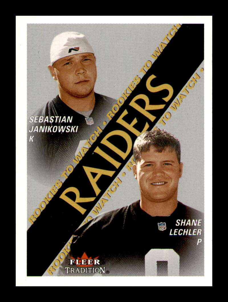 Load image into Gallery viewer, 2000 Fleer Tradition Sebastian Janikowski #356 Rookie RC Oakland Raiders  Image 1
