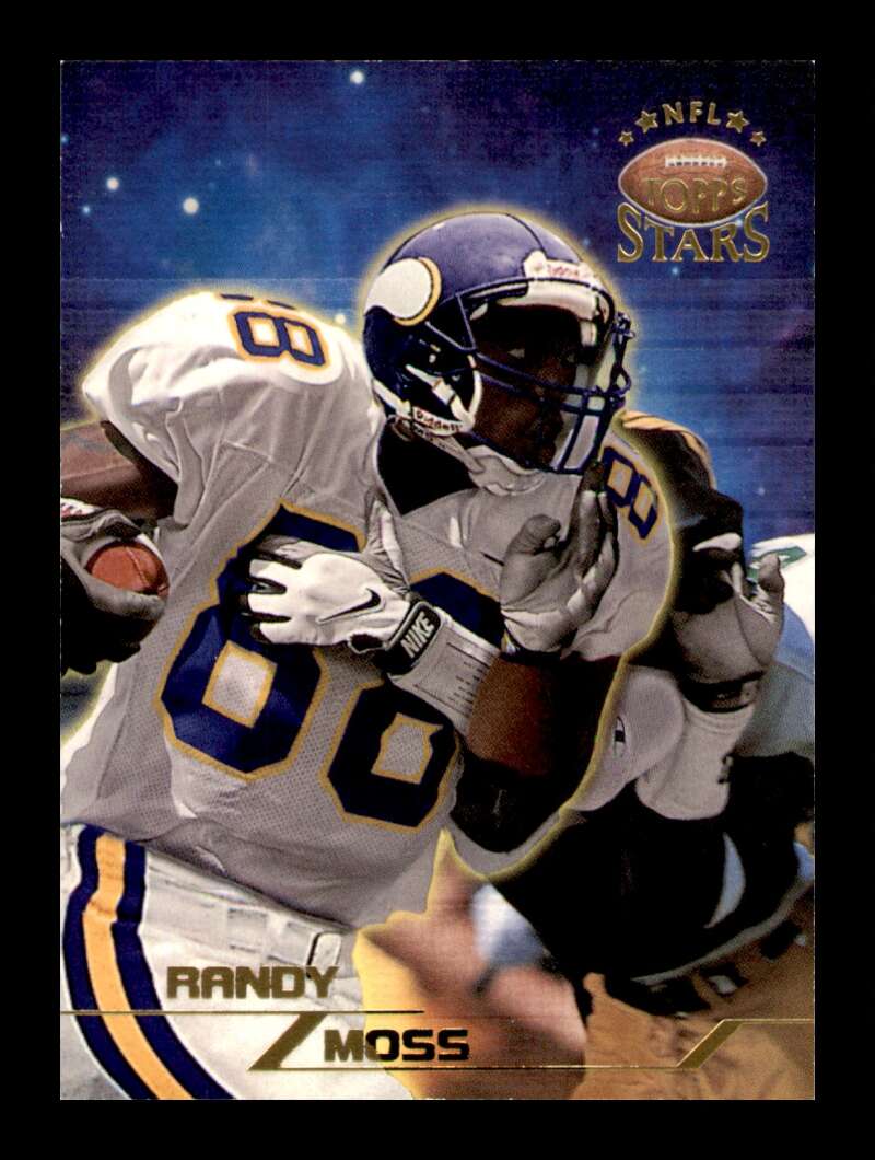 Load image into Gallery viewer, 1998 Topps Stars Gold Randy Moss #66 Rookie RC /1999 Minnesota Vikings  Image 1
