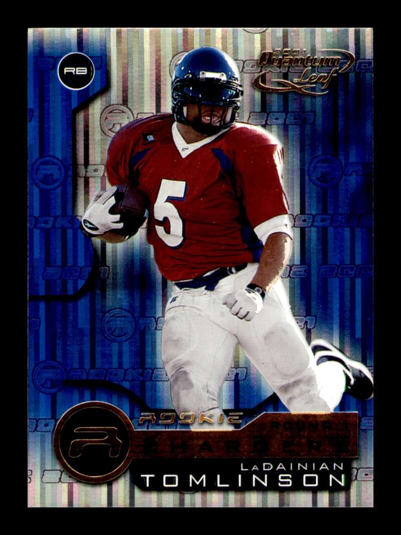 Load image into Gallery viewer, 2001 Quantum Leaf LaDainian Tomlinson #210 Rookie RC San Diego Chargers  Image 1
