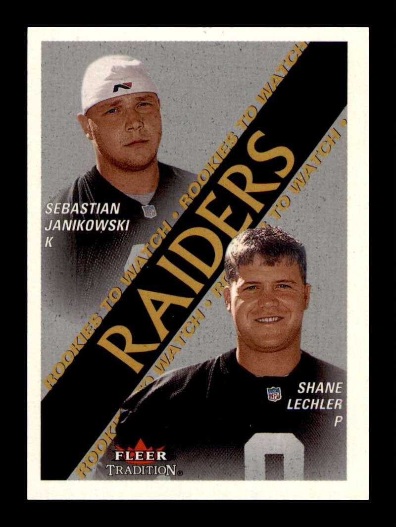 Load image into Gallery viewer, 2000 Fleer Tradition Sebastian Janikowski #356 Rookie RC Oakland Raiders  Image 1
