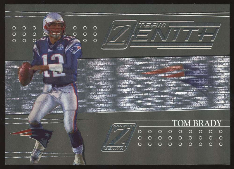 Load image into Gallery viewer, 2005 Donruss Zenith Team Zenith Tom Brady #TZ-6 New England Patriots  Image 1
