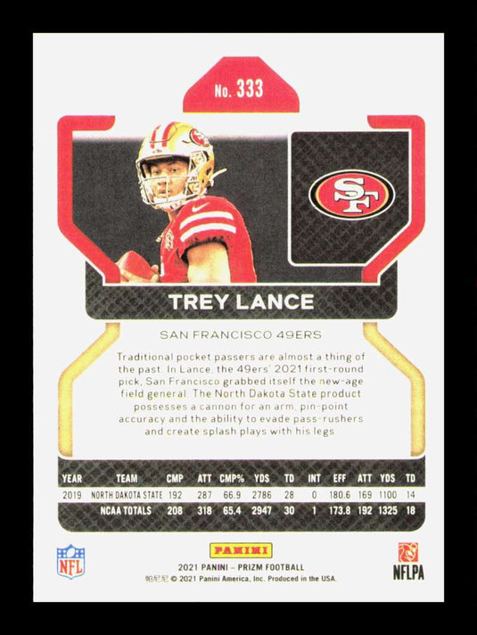 2021 Panini Prizm Trey Lance