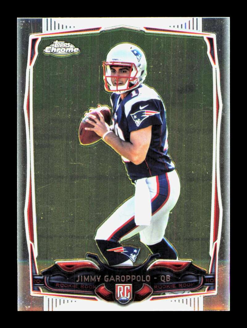 Load image into Gallery viewer, 2014 Topps Chrome Jimmy Garoppolo #150 Rookie RC New England Patriots  Image 1
